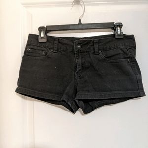 Black Jean Shorts Size: 27 (2)